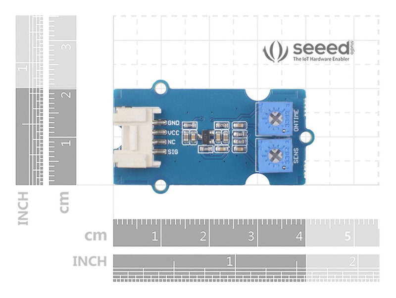 Seeed Studio 101020617 PIR Motion Sensor Board Adjustable 3.3V / 5V Arduino