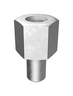 Amphenol ICC 86551167TLF Female Screw Lock 4.5MM 4-40 UNC New