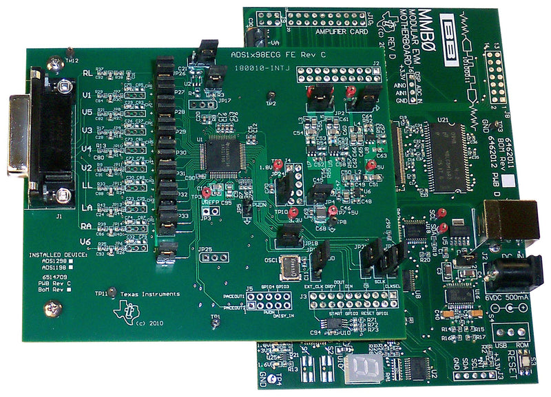 Texas Instruments ADS1298ECGFE-PDK Performance Demonstration Kit ADS1298 24-Bit Analog to Digital Converter ECG Front End