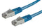 Multicomp PRO MP001938 MP001938 Ethernet Cable S/FTP (PiMF) Cat6 1 m 3.28 ft RJ45 Plug to Blue