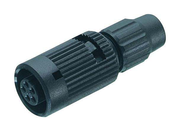 Binder 99-9476-102-07 Circular Connector 710 Series Cable Mount Receptacle 7 Contacts Solder Socket Bayonet