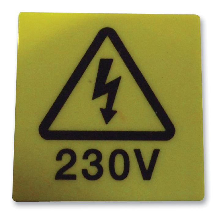 Multicomp PRO MP009773 Label Self Adhesive 19 mm Vinyl 230V