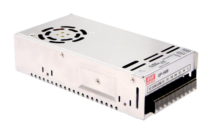 Mean Well QP-150B QP-150B AC/DC Enclosed Power Supply (PSU) ITE 4 Outputs 150 W 5 V 15 A 12