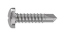 TR Fastenings 4.8 X 13 PPA2DX S50 DIN7504 4.8 DIN7504 PAN Head Screw SS 4.8MM 13MM PK50