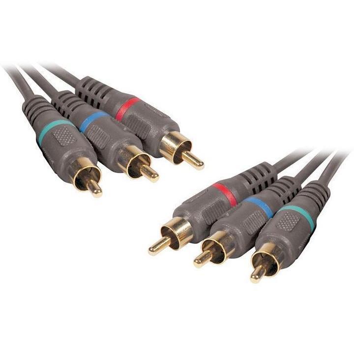 Stellar Labs 24-12007 6FT Component Video 3-RCA M-M 52T9416