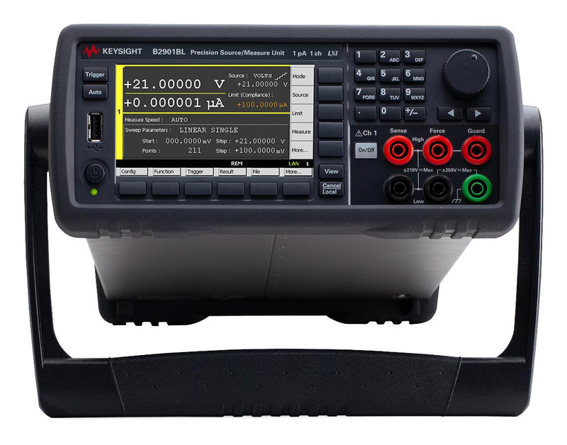 Keysight Technologies B2901BL Source Measure Unit SMU Precision 1-Channel 21V 1.5A 1pA Resolution
