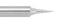 Pace 1130-0050-P1 Soldering Iron Tip Conical 0.2 mm Width Accudrive Blue Series