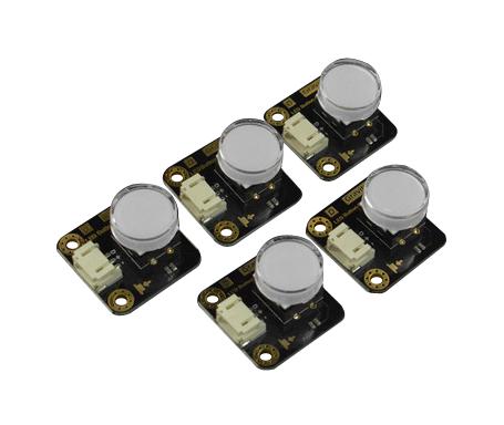 Dfrobot DFR0785 LED Button 27 &Atilde;� 26.5 mm PH2.0-3P 3.3 V to 5 Arduino Micro Bit Board / Pack