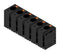 Weidmuller 2492250000 Wire-To-Board Terminal Block 15 mm 6 Ways 18 AWG 4 16 mm&sup2; Push In