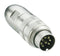 Lumberg 0332-1 08-1 Plug ACC. TO IEC 61076-2-106 IP 68 With Threaded Joint and Solder Terminals Shielded AT 360&deg; 23AH4189