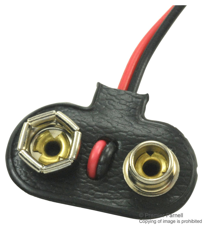 KEYSTONE 237 BATTERY STRAP, 9V, WIRE LEAD