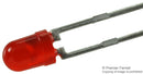 DIALIGHT 521-9216F LED, RED, T-1 (3MM), 10MCD, 635NM