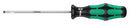 WERA 8015 3.5 x 100mm Slotted Screwdriver with Anti-roll Protection Handle