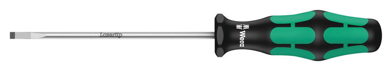 WERA 110004 4mm x 100mm Kraftform Plus Round Blade Screwdriver for Slotted Screws