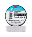 3M 165WH4A Tape PVC 19MM X 18M White