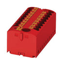Phoenix Contact PTFIX 6/6X25 RD Panel Mount Barrier Terminal Block 24 A 500 V 7 Pole 3 Push In 12 AWG