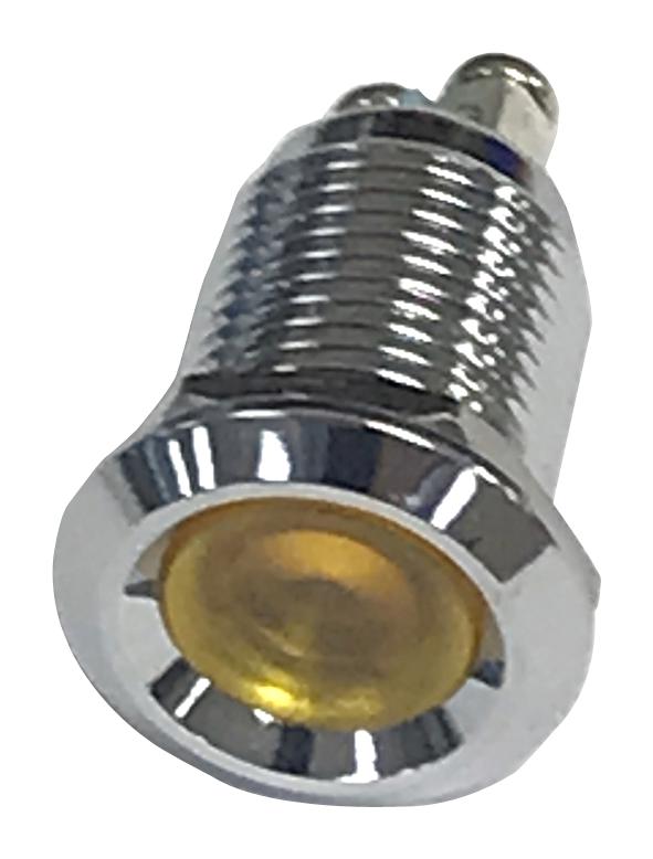 Mallory FL1M-12CA-1-Y12V LED YEL 12MM NUT 12VAC/DC STK &pound; 99AC2261