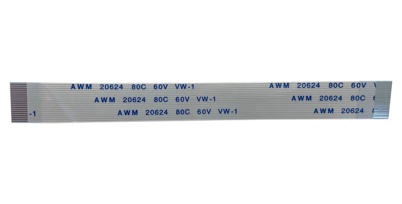 Multicomp PRO MP-FFCA05180502A MP-FFCA05180502A FFC / FPC Cable 18 Core 0.5 mm Same Sided Contacts 1.97 " 50 White
