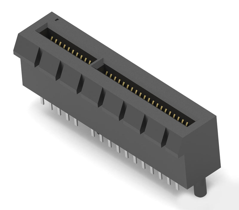 TE Connectivity 1871058-4 Card Edge Conn Dual Side 164POS TH