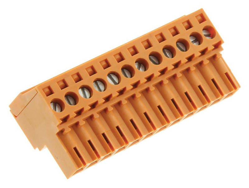 Weidmuller 1597460000 Pluggable Terminal Block 12 Position 3.5MM 28-14AWG