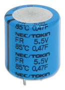 Kemet FR0H474ZF Supercapacitor Edlc 0.47 F 5.5 V Radial Leaded FR Series +80% -20% 5.08 mm