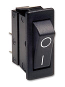 Arcolectric C1300ARBB-602AW Rocker Switch Spst 16A 250VAC BLK