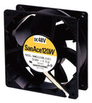 Sanyo Denki 9WG1212E101-E DC Axial Fan 12 V Square 120 mm 38 Ball Bearing 118 CFM