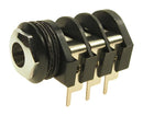 Multicomp PRO MP1330A Phone Audio Connector 3 Contacts Jack PCB Mount Nylon (Polyamide) Body