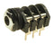 Multicomp PRO MP1330A Phone Audio Connector 3 Contacts Jack PCB Mount Nylon (Polyamide) Body