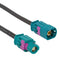Amphenol RF HSDSJZSJZ11-19 HSDSJZSJZ11-19 / Coaxial Cable Assembly HSD Jack to HSD-S0040103 100 ohm 6.6 ft 2 m Black