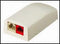 Panduit CBX2WH-AY Surface Mount BOX 2 Module White