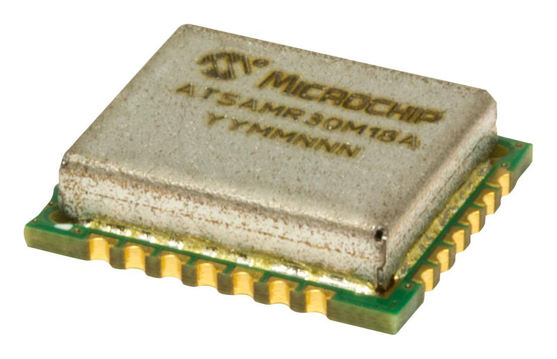 Microchip ATSAMR30M18A-I/RM100 Microcontroller Application Specific SAM 32 Family R30 Series 32bit 256KB 48 MHz Module-25