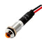 Mallory FL1M-8SW-1-Y12V LED YEL 8MM NUT 12VAC/DC STK &pound; 99AC2465