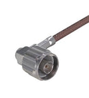 HUBER+SUHNER 16_N-50-3-27/133_NE RF / Coaxial Connector N Right Angle Plug Solder 50 ohm