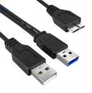 Qualtek Electronics 3023023-02M 3023023-02M USB Cable 3.0 Type A-MICRO B Plug 2M