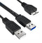 Qualtek Electronics 3023023-02M 3023023-02M USB Cable 3.0 Type A-MICRO B Plug 2M