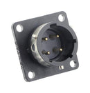 SOURIAU-SUNBANK / Eaton UTGX012D4P Circular Connector Souriau Utgx Series Flange Mount Receptacle 4 Contacts PCB Pin Bayonet New