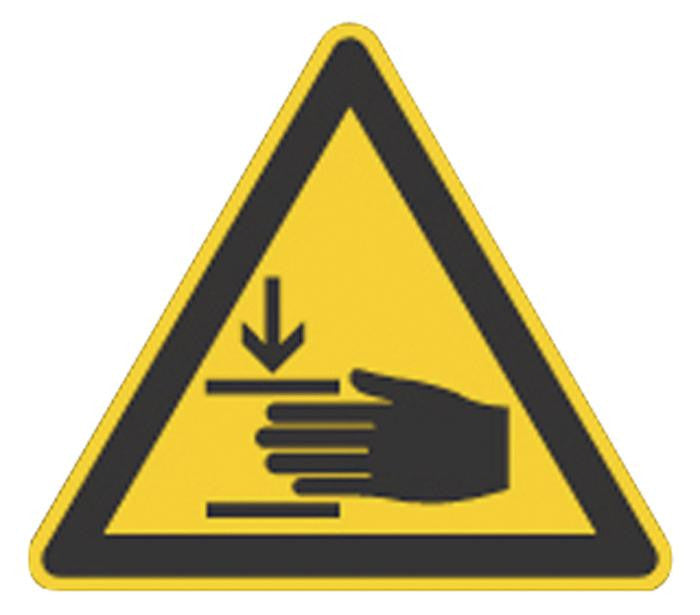 BRADY 250307FR SIGN, WARNING, DANGER HANDS