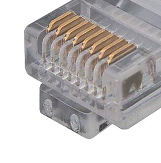 L-COM TRD695SCR-BLK-7 Ethernet Cable Cat6 2.13 m 7 ft RJ45 Plug to Black TRD695SCR Series New