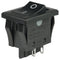 NKK Switches JWMW21RA2A Switch Rocker Dpst 10A 250VAC Black