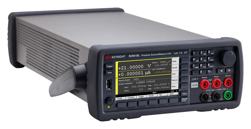 Keysight Technologies B2901BL Source Measure Unit SMU Precision 1-Channel 21V 1.5A 1pA Resolution