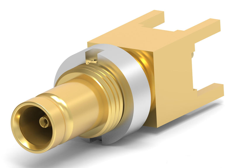 AMP - TE Connectivity 8-1393670-3 8-1393670-3 RF / Coaxial Connector 1.0 2.3 Straight Bulkhead Jack Through Hole Vertical 75 ohm