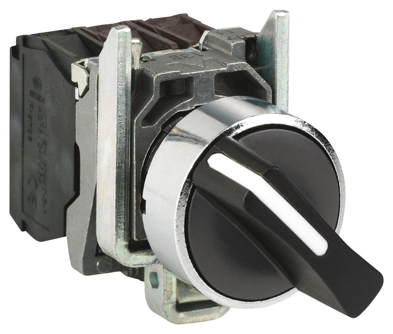 Schneider Electric XB4BD41 Selector Switch 2 Position 120 V 6 A Screw Clamp Harmony XB4 Series