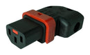Schaffner IL13P-R-UK1-H05-3100-200 Mains Power Cord IEC 320 C13 to C14 2 m 10 A 250 VAC Black