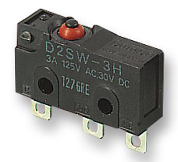 Omron Electronic Components D2SW-01MS Microswitch Subminiature Pin Plunger Spdt Wire Leaded 100 mA 30 VDC