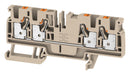 Weidmuller 2051500000 DIN Rail Mount Terminal Block 4 Ways 26 AWG 12 mm&Acirc;&sup2; Push In 32 A