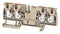 Weidmuller 2051500000 DIN Rail Mount Terminal Block 4 Ways 26 AWG 12 mm&Acirc;&sup2; Push In 32 A