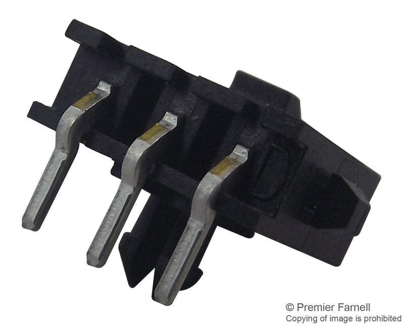 AMP - TE Connectivity 2-1445055-3 2-1445055-3 Pin Header Right Angle Wire-to-Board 3 mm 1 Rows Contacts Through Hole