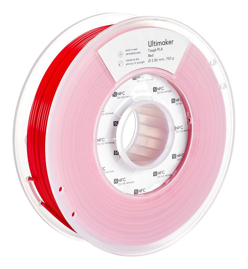 Ultimaker 202302 3D Printer Filament Red 2.85 mm PLA 151 &deg;C 750 g