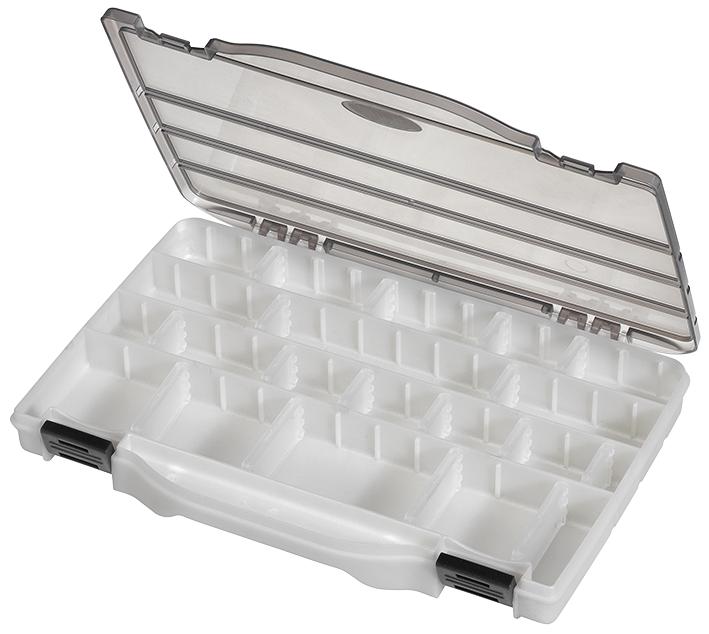 DURATOOL 198.370 Storage Box, 20 Compartment, Transparent Grey, 27mm x 276mm x 186mm